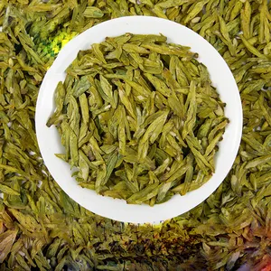 Té orgánico longjing, té verde orgánico, west lake lu ching, precio competitivo