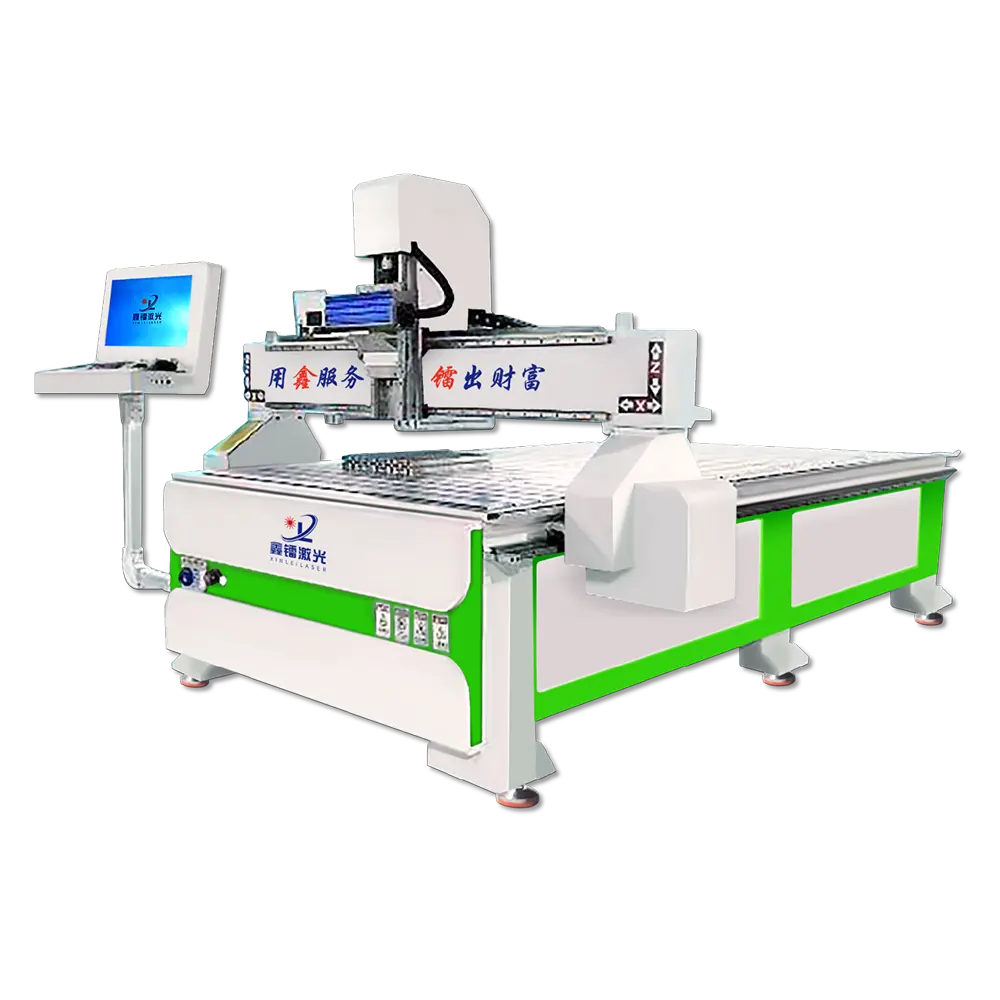 Xinleilaser Mirror Laser Engraving Machine For Glass Sanding Drilling Stripping Processing Fiber Laser Source Marking Machinery