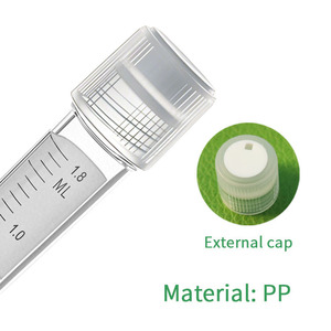 Cella del tubo del crio del laboratorio che congela il tubo di plastica autoportante esterno crioviale criotubo monouso Sterile 1.8ml 2ml - Product Image 2