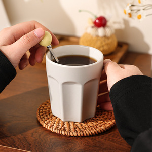 แก้วเซรามิกสีพื้นไม่มีหูจับ สำหรับโรงแรม ร้านอาหาร ร้านขนมหวาน ร้านชานม - Product Image 4