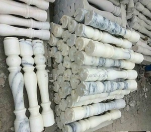 מגולף בעבודת יד מגולף שיש אבן טבעית busters עמוד מעקה פסל למכירה - Product Image 3