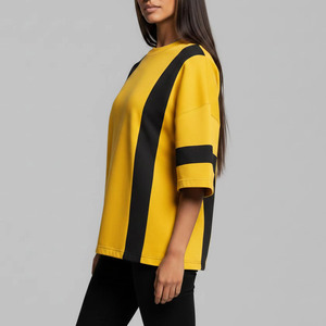 <b>Women</b> Oversized Printed T <b>Shirt</b> 100% Cotton Custom Design Casual Wear <b>Loose</b> Fit High Quality Tee <b>Shirt</b> OEM ODM Wholesale - Product Image 3