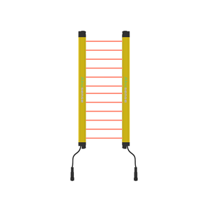 Cortina de Luz de Seguridad AkuSense BSL40-T0606PC, 6 Haces, Paso de 40 mm, 246 mm Ph, 0.1-6 m, PNP NC, IR de 860 nm, IP65, Tipo Económico - Product Image 5