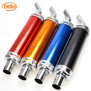 Pot d'échappement de moto Fvrit 28 mm simple pour Apollo Motocross 110-125cc Honda - Product Image 1