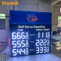 Panneau d'affichage numérique LED extérieur pour station-service, de 6 à 48 pouces, directement de l'usine, pour l'affichage des prix du carburant