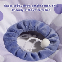 Collier de récupération pour animaux de compagnie en peluche mignon, collier de protection lavable pour chat et chien, collier Elizabeth