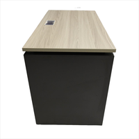 Bureau de direction commercial moderne personnalisé en gros, modulaire, extensible, avec tiroirs simples verrouillables, pour usage étudiant, bureau à domicile
