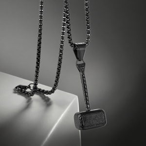 Pendentif marteau personnalisé de haute qualité européen et américain Pendentif coulée en acier inoxydable Commerce extérieur transfrontalier - Product Image 4