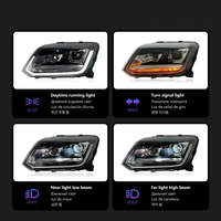 Ensemble de phares à LED améliorés pour VW Amarok 2010-2022 avec clignotants, accessoires de phares Plug-and-Play