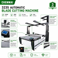 Cutter à couteau vibrant entièrement automatique Shandong Chenmai 3235 avec grande vision pour la découpe de patrons de vêtements de mode