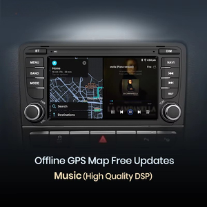 Stock UE Autoradio Android 12 7 pouces Navigation GPS Android Auto Stéréo multimédia Compatible avec VW Golf 4 Passat POLO T5 - Product Image 6