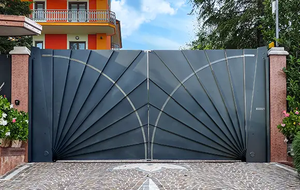 <span class=keywords><strong>Portail</strong></span> de villa rétractable automatique moderne, cour, entrée de cour, allée, aluminium, écologique, <span class=keywords><strong>portail</strong></span> électrique à ventilateur - Product Image 1