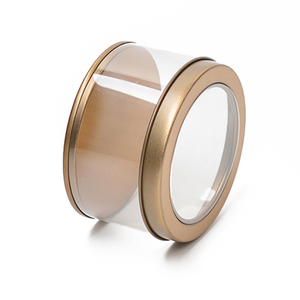 Tùy Chỉnh Chuyên Nghiệp Sô Cô La Trong Suốt Hộp Thiếc Nhựa Cookie Hộp Thiếc Với Cửa Sổ Pvc - Product Image 4