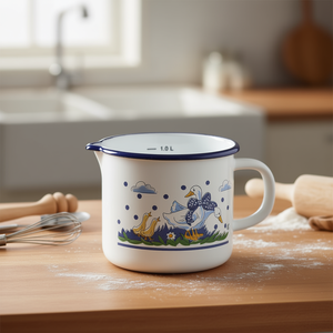 Milk Pot With Spout 1.0 L Goose Luck Design <b>Measuring</b> Cup - Product Image 3