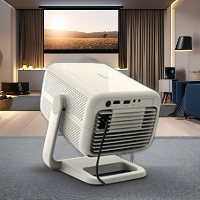 Hot Sell 4K Smart Projector Android 9 Portable 350ANSI R2 Dual Band WiFi6 BT5.1 1920*1080P Home Theater 30000 Hours Lamp Life
