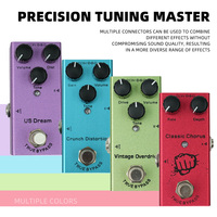 Pédale d'effets pour guitare basse électrique, multi-processeur True Bypass, chorus classique, durable, en métal