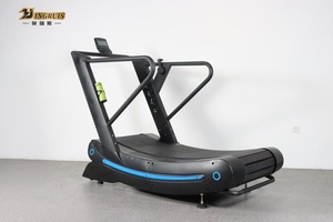 Alat Olahraga Kardio Berkualitas Tinggi untuk Rumah, Treadmill Lengkung Air Runner, Mesin Lari Aerobik, Treadmill Manual - Product Image 2
