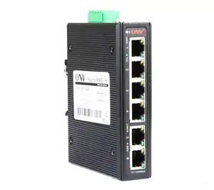 Özelleştirilmiş endüstriyel ağ anahtarı açık DIN ray ethernet anahtarı 6 port endüstriyel medya dönüştürücü