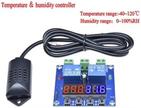 XH-M452 Modul Pengontrol Higrometer Termometer Kelembapan Suhu Termostat DC 12V Tampilan Digital LED Output Ganda