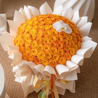 Papier d'emballage épais et imperméable de couleur unie pour bouquets de fleurs, artisanat DIY, emballage cadeau - pour bouquets en gros