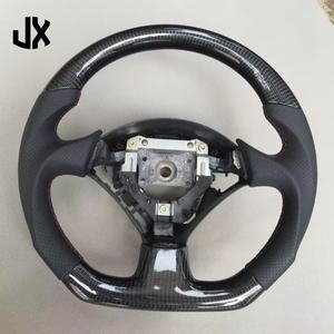 Volant en Fiber de carbone en cuir perforé <span class=keywords><strong>Sport</strong></span> noir de haute qualité pour accessoires de voiture <span class=keywords><strong>Honda</strong></span> S2000 2004-2012 - Product Image 2