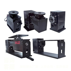 Mécanisme rotatif électrique à cinq axes <span class=keywords><strong>Taozi</strong></span>, positionneur multi-angle axe R, plateforme double support axe Y, cœur PLC, 220V, 100kg, 1 - Product Image 4