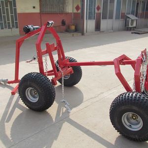 Remorque Forestière pour Bûches de Bois, Remorque Benne VTT avec Grue de Chargement pour la Vente - Product Image 4