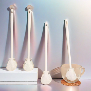 Wholesale Hot Selling Multi-Functional Long Plastic <b>Bottle</b> <b>Brush</b> Baby Cleaner TPE Bristles Cup Eco-friendly for - Product Image 1