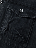Veste en jean slim brodée sur mesure pour homme, coupe-vent, patchwork, décontractée, en coton/polyester, vente en gros, OEM, haute qualité