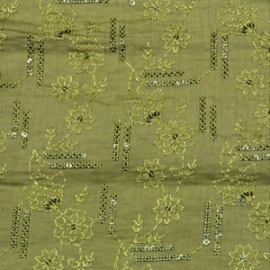 Tela suelta de punto bordada de alta calidad para mujeres y niños, vestido de boda o traje camisero, 20% viscoso, 80% 86 Gsm - Product Image 1