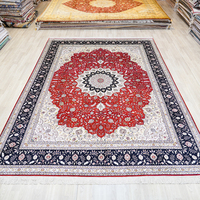9x12ft Coût Élégant Antique Toronto Effet Acheter En Ligne Inde À La Main De Turquie Tapis En Soie
