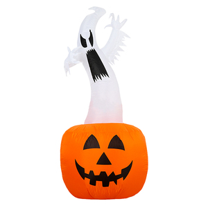 2024 nóng bán Inflatable mô hình không khí Halloween trang trí ngoài trời bí ngô ma và yêu tinh - Product Image 1