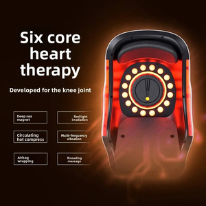 Masajeador de rodilla compresa caliente con vibración de articulación de terapia de luz roja transfronteriza - Product Image 5