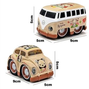 9*5cm Mulfiul Color Window Boxed Pull Back Die Cast Bus et Beetle Car Alloy Toy Car <span class=keywords><strong>pour</strong></span> les enfants de 3 ans et plus - Product Image 4