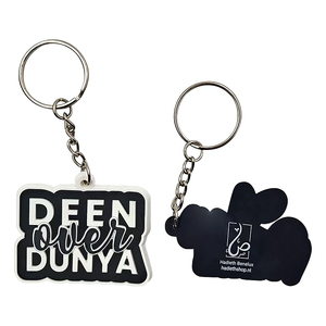 Regalos de empresa llavero personalizado logotipo de marca personalizado llavero de silicona personalizado 2d 3D PVC llavero de goma - Product Image 5