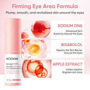 Stick anti-rides pour les yeux au saumon OEM, élimine les poches sous les yeux, renforce la barrière cutanée autour des yeux, soin des yeux pour les ridules - Product Image 2