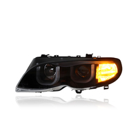 Ensemble de phares LED KGKB pour BMW Série 3 E46 berline LCI 1998-2004, style Ahmed Mag, mise à niveau avec double faisceau de projecteur, Plug & Play