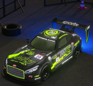 2.4GHz <span class=keywords><strong>RC</strong></span> đua xe tốc độ cao chiếu sáng & âm thanh phun điều khiển từ xa Racing Car đồ chơi cho trẻ em - Product Image 6