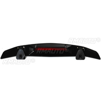Aileron de coffre arrière universel pour voitures de course sportives, becquet de coffre, aileron de spoiler pour la plupart des voitures berlines, noir brillant pour Nissan pour Toyota