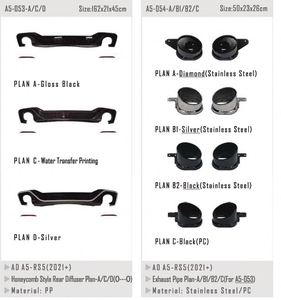 Difusor Trasero y Tubo de Escape para Audi A5 2021, Actualización a Estilo S5 RS5 - Product Image 3