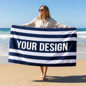 Factory Wholesale <b>Microfiber</b> Sand Free Custom Logo Suitable <b>Beach</b> <b>Towel</b> - Product Image 1