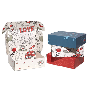 Umwelt freundliche Kraftpapier-Wellpappe ordner Matt Laminierung UV-Vorteil Easy Store für Schmuck uhren Medizin pillen - Product Image 4