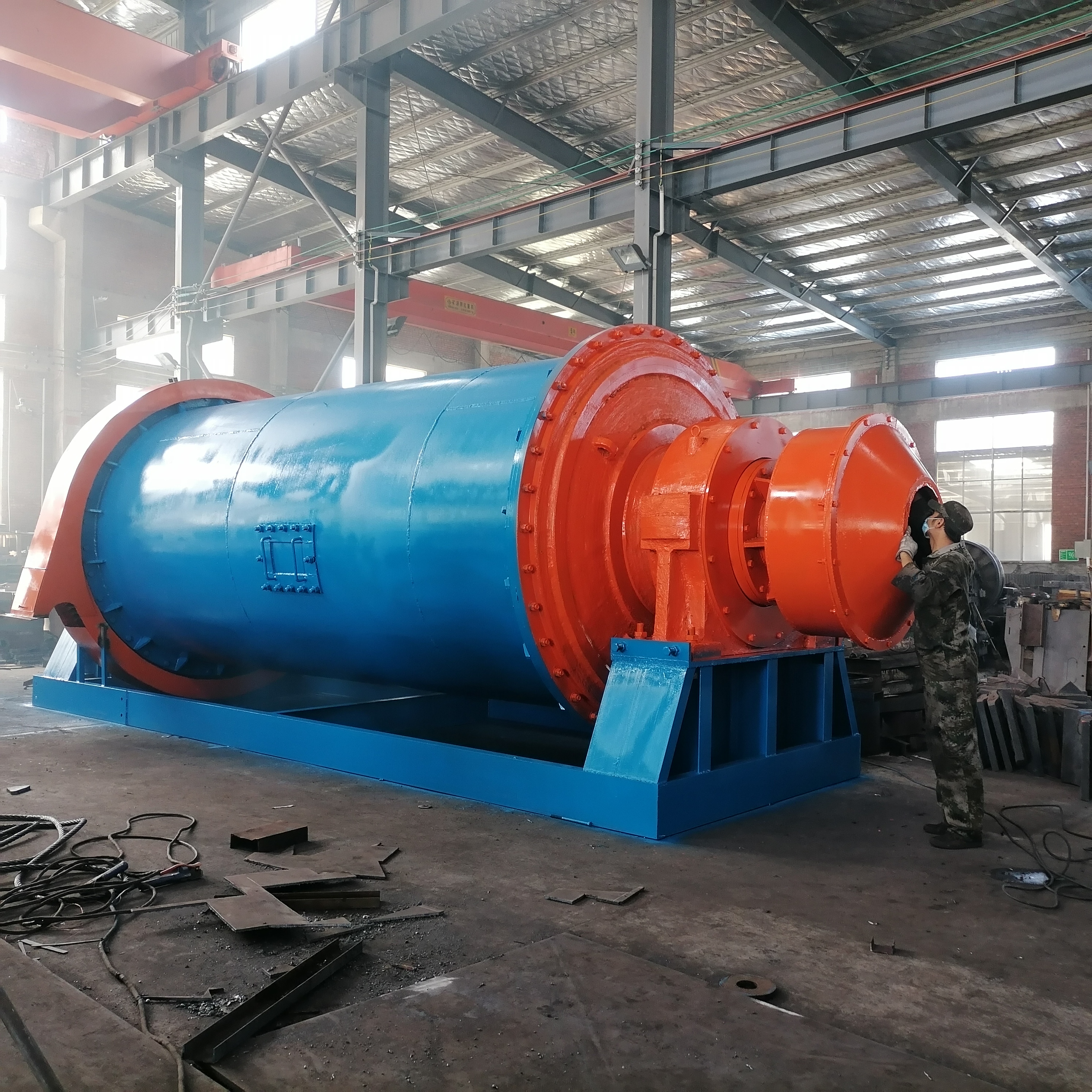 Thailand 6tph Tungsten Nickel Copper Ore Processing Plant High Efficiency Grinding Ball Mill 1800*3000mm Ball Mill