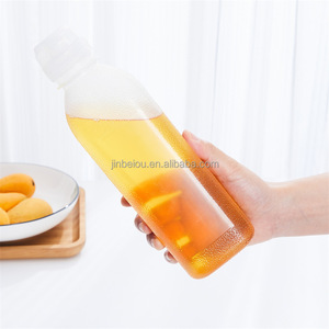 300ml/500ml Square PET <strong>Plastic</strong> <strong>Squeeze</strong> <strong>Bottle</strong> with Screw Cap Food Storage Container Oil Sprayer for Salad Cooking Juice Storage - Product Image 5
