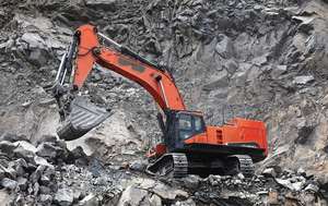 Excavatrice sur chenilles hydraulique de grande taille Doosan DX800-9C, pompe PLC, garantie 1 an, faible nombre d'heures de fonctionnement, capacité de la benne de 5,24 m, 403 kW - Product Image 5