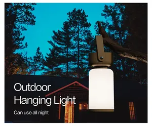 "품질 빈티지 야외 전기 램프 휴대용 비상 강력한 빈티지 야외 캠핑 랜턴 Led 충전식 조명