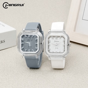 Nuevo <span class=keywords><strong>Reloj</strong></span> de Cuarzo <span class=keywords><strong>para</strong></span> <span class=keywords><strong>Niños</strong></span>, Diseño Original, Correa Suave de TPU, Cuadrado, Deportivo, Resistente al Agua, <span class=keywords><strong>para</strong></span> Estudiantes - Product Image 1