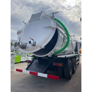 Camion d'aspiration des eaux usées Shacman 18000L avec une grande capacité, résistant aux fuites, parfait pour l'assainissement municipal - Product Image 6
