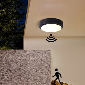 Đèn Trần Tròn Bằng Nhôm Đúc Đèn Tường Ngoài Trời Chống Ẩm <span class=keywords><strong>IP66</strong></span> Có Cảm Biến Pir 20W 30W - Product Image 5