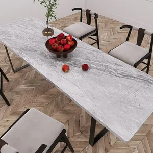 Foshan Porcelain Sintered Stone Ancient Road Grey 1200 2400 Book Match For Hotel Wall And Dining Table
